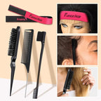 PasaRose 7Pcs Hair Wax Set for Non-Greasy Styling - Includes Wax Sticks, Finishing Sticks, Styling Combs, and Elastic Bands