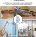 Door Alarms for Kids Safety, 2 Pack 130dB Window Sensor Pool Alarms When Opened for Home Security, 2-in-1 Alarm & Chime, 5-Level Volume Control, Door Chimes When Door Opens with Remote