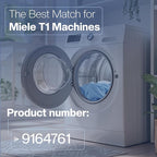 2 Plinth Filter for Miele Dryer T1 [9164761] Replacement