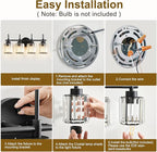 EJIAXIN 4 Light Round Crystal Vanity Lights, Modern Black Crystal Wall Light Bath Mirror Light Fixture Over Mirror Bathroom Wall Sconces for Bathroom Living Room