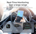 Renogy Solar Charge Controller (Bluetooth) -Rover 30A 12V24V Auto DC Input MPPT Charge Controllers for Solar Panels Adjustable LCD for Gel Sealed Flooded Lithium Batteries