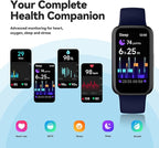 Enfit Fitness Trackers,Smart Watch with 1.47"Color Screen,100+Sport Modes Fitness Watch with Heart Rate Sleep Monitor, Pedometer Step Counter Watch, 3TAM Waterproof Activity Trackers for Women Men,BU