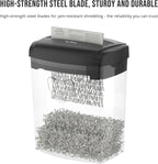 SUNTIKO 12-Sheet Cross-Cut Paper Shredder, P-4 Security Level for Home Office, 5.5 Gallon Bin, Destroys Credit Cards and Staples, ETL Certified, Black