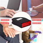 DGQY Red Light Therapy for Hans Pain Relief with 660NM & 880NM Infrared Glove Pule Mode LED Therapy Device for Wrist Double Side Pad for Fingers Joints Relief