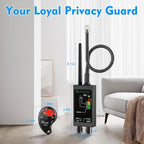 JMDHKK M8000 Hidden Camera Detector, Bug Detector,Camera Finder, Signal Detector for Hotels, Travels, Vehicles, Offices, Public Fitting Rooms (Black)