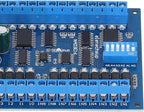 16 Input 16 Output Expansion Board RS485 16 Channel Remote Control Switch Module PLC IO Module DC 6.5‑30V for Smart Home Camera(Single board)