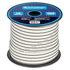InstallGear Speaker Cable - 14 Gauge AWG (100ft - White) - White Speakers Wire Cable - Speaker Wire for Outdoor, Automotive, and Marine