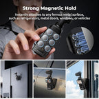 SMALLRIG Magnetic Mount Stand for DJI Osmo Pocket 3, 180° Adjustable Holder with Cold Shoe, 1/4"-20 Threaded Hole, Pocket 3 Multi-Function Magnet Suction Expansion Frame Accessories - 5631