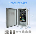 Zuomeng Smart Heat On/Off Controller, Compatible with Bromic Platinum & Tungsten Series, Remote App Control,Dual-Channel 3000W/15A per Channel, Wi-Fi & Bluetooth Enabled