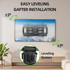 USX MOUNT UL Listed Heavy Duty TV Wall Mount for 42-97" TVs up to 150lbs with 8" Sliding Design, Ultra-Large TV Mount Bracket for up to 24" Studs with Swivel, Tilt & Leveling, Max VESA 600x400mm