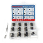 12 Values 54 Pcs Darlington Transistors Bipolar Power Transistor TIP31C TIP32C TIP41C TIP42C TIP120 TIP121 TIP122 TIP125 TIP126 TIP127 TIP142T TIP147T Minidodoca TIP Transistors Assortment Kit