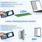 1D 2D Barcode Scanner Wireless, JRHC Portable Inventory Scanner & Data Collector Data Terminal PDT Inventory Device with Long Transmission Distance 2.4G Wireless Bar Code Reader with 2.8" LCD Screen