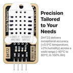 Lonely Binary 6pcs DHT22 DHT11 Gold Edition Digital Temperature Humidity Sensor Set AM2302 Weather Station Monitor for Arduino ESP32 S3 Raspberry Pi Project