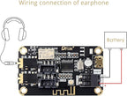 DROK Blue~Tooth Board, 12V Audio Receiver Blue~Tooth Module DC 5V-12V Portable Wire~Less Electronics Stereo Music Receive Circuit Chip with Micro USB Port for Headphone Speaker Home Sound System DIY