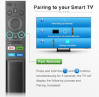 BN59-01385A Voice Remote for Samsung-Frame-TV-Remote, for Samsung Smart TV UHD OLED QNED with Voice Function