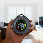 VEVOR Carbon Dioxide Monitor, CO2 Controller with Temperature and Humidity Display, NDIR Sensor Carbon Dioxide Detector, for Outdoors, Home, Office, Car, Lightweight & Portable