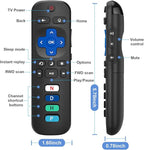 Replacement RC280 RC282 fit for TCL-Roku-TV-Remote-Control, Universal TV Remote for Roku Ruko Ruku Hisense, Onn, Sharp, Philips TVs