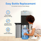 Brio Self Cleaning Bottom Loading Water Cooler Water Dispenser – Limited Edition - 3 Temperature Settings - Hot, Cold & Cool Water