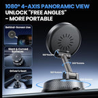 360° Adjustable Radio Magnetic Suction Phone Holder for iPhone 17 Pro Max, 16, 15, 14, 13, 12, Air Plus & More | Perfect for Cars, Kitchens, Bedrooms, Gyms & Other Locations | Strong & Stable