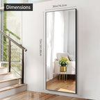 30x72inch Bathroom Mirror, Black Rectangle Mirror with Thin Frame, Large Rectangular Wall Mirrors for Bathroom, Living Roomm, Hair Salon, Big Farmehouse Mirror Hang Horizontal/Vertical