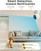 BoyKeep Indoor Camera, 2K Cameras for Home Security with Motion Detection, Pet Camera Indoor with Phone App, Color Night Vision, 2-Way Audio, Cloud/TF Card Storage, Compatible with Alexa