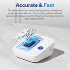 Alcedo Blood Pressure Monitor for Home Use, Automatic Digital BP Machine with Large Cuff for Upper Arm (Backlit Large Screen)