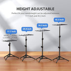 LEORFI Projector Stand Tripod, Laptop Tripod Stand, Foldable Portable Projector Floor Mount, Height Adjustable from 17.7" to 45.2", with Folding Plate, Capacity 22lb, for Outdoor Movies, Home, Office