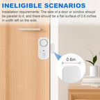 ANKOSHUN Door Window Alarm Sensors - Door Alarms for Kids Safety, Door Alarms for Home Security, for Home, Office, Store, Garage, Dorm Room, Apartment, RV, 8 Pack