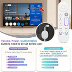Voice Replacement Remote Control for Chromecast-Google-TV 4K/HD, for Google-TV-Streamer-Remote 4K