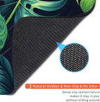 Armanza Square Mouse Pad Green Leaves, Personalized Premium-Textured Custom Mouse Mat Design, Washable Mousepad Cloth, Non-Slip Rubber Base Computer Mouse Pads for Wireless Mouse