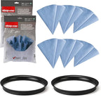 Shop-Vac 90107 Paper Disc Filter Reusable for Most Shop-Vac Wet/Dry Vacuum Cleaners 5 Gallon and Above, Replacement Parts #9010700, 9013700, 6 Pack