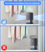 Dehumidifier, 35 OZ Small Dehumidifiers for Bedroom for Home, Quiet with Auto Shut Off, Dehumidifiers for Bedroom (280 sq. ft), Bathroom, RV, Closet, Grey