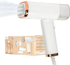 Travel Essentials : Steamer for Clothes - Home or Travel Steamer & Iron, White with Rose Gold Accents, 1000W Steam, Fast Heat Up, Removes Wrinkles in Seconds, a must-add to Travel Accessories