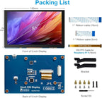 Hosyond 5 Inch Touchscreen IPS MIPI DSI Display Compatible with Raspberry Pi 5/4/3, 800x480 Pixel Capacitive Screen Driver-Free Interface