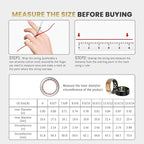 Smart Ring for Women Men, Health Tracker with Heart Rate/Blood Oxygen/Blood Pressure/Sleep Monitor/Step Counting, IP68 Waterproof Fitness Ring, No App Fees for iPhone & Android (Silver, 13#)
