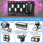 MAD OWL 12 Channel DMX dimming Controller, mini dj Lighting Controller,DMX512 Signal Protocol dimmer Suitable for Small Stage Lighting