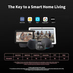 Aqara Smart Lock U100, Fingerprint Keyless Entry Door Lock with Apple Home Key, Touchscreen Keypad, Bluetooth Electronic Deadbolt, IP65 Weatherproof, Supports Apple HomeKit, Alexa, Google, IFTTT, Gray