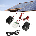 Single Phase Smart Power Meter Consumption Monitor Electricity Meter with 2 200ACT Current Transformer 90‑250VAC