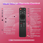 for LG AI Magic Remote Control, MR25GA Replacement for LG-TV-Remote with AI, Pointer and Voice Function, Compatible with UHD OLED QNED NanoCell Webos 4K 8K Smart TV (2025 Models)
