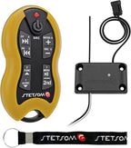 Stetsom SX2 - Universal Remote Control, Infrared, Long Range (1640 ft), 16 Functions, Learning Mode, Compatible with Car Audio Head Units, Home Devices and Video Equipment