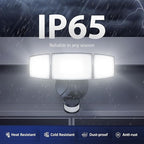 Onforu 2 Pack 75W LED Motion Sensor Outdoor Lights, 7000LM Dusk to Dawn Outdoor Lighting, 6500K Motion Detector Flood Light, IP65 Waterproof Hardwired LED Security Light for Yard Garage