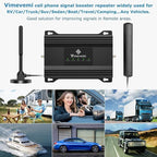 Vehicle Cell Phone Signal Booster for Car, Truck & RV – Boost 5G & 4G LTE for All U.S. Carriers (Band 2/4/5/12/13/17/25/66), FCC Approved Mobile Cellular Repeater