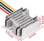 Cllena 24v to 12v Converter 10A 120W Voltage Reducer Regulator Power Supply Buck Converter Transformer for Golf Cart Auto Car Truck Vehicle Boat