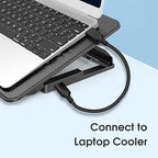 ROFICORD USB 3.0 Male to Male Cable, USB A to USB A High Speed Data Cord Compatible with Hard Disk Drive/Laptop Cooler/Set-top Box/DVD Player/TV/Camera and More (1 FT, Blue)