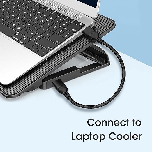 ROFICORD USB 3.0 Male to Male Cable, USB A to USB A High Speed Data Cord Compatible with Hard Disk Drive/Laptop Cooler/Set-top Box/DVD Player/TV/Camera and More (1 FT, Blue)