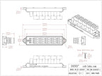 16Amp 300V 3x6 Position Pluggable Terminal Block Distribution Module. OONO D-1653GP