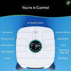 Air Oasis iAdaptAir 2.0 H13 HEPA Filter Air Purifier Reduces 99% of Viruses, Mold, Dust, Smoke, Pollen & Odors Quietest on The Market WiFi Compatible 1,325 Sq Ft of Clean Air