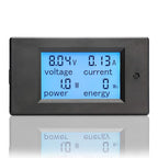 DROK Digital Multimeter DC 8-100V 20A Voltage Amperage Power Energy Meter, DC Volt Amp Tester Gauge Monitor LCD Digital Display with Built-in Shunt