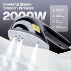 Cobuy Standing Garment Steamer with Dry Ironing, 2000W Powerful Steamer for Clothes with with Flat & Slant & Hanging Iron Options,3 Steam Modes, 25s Fast Heat-Up, Self-Cleaning, 2.2L Water Tank