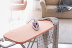 Encasa XO Ironing Board Cover and Pad 54"x15" - 4mm Felt Large Iron Board Cover with Padding - Heat Resistant, Stain-Safe Dye, Non Slip Elastic Bungee Cord Tightening Iron Table Cover Powder Pink